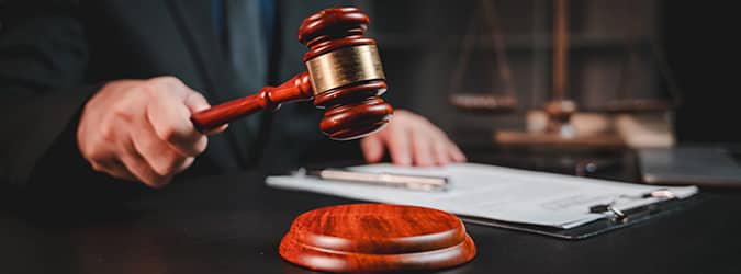 Courtroom in Bucks County for assault and domestic violence cases